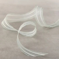 1" x 3yd. Sage Striped Organza Ribbon by Celebrate It® Classic