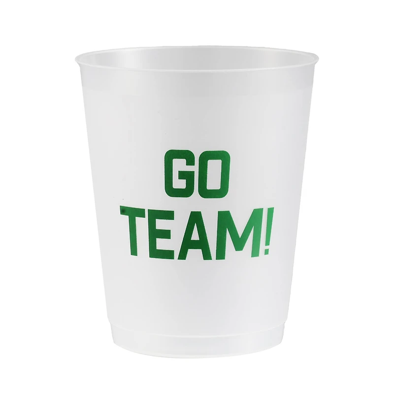 15.5oz. Go Team Frosted Plastic Cups, 6ct. by Celebrate It™