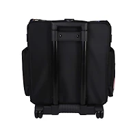 Everything Mary Black Abstract Stripes Rolling Craft Bag