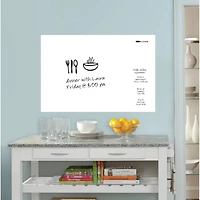 WallPops Large White Dry-Erase Message Board Decal