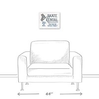 Skate Rental 14x11 Canvas Wall Art