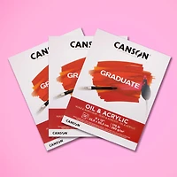 Canson® Graduate Foldover Oil & Acrylic Pad, 9" x 12"