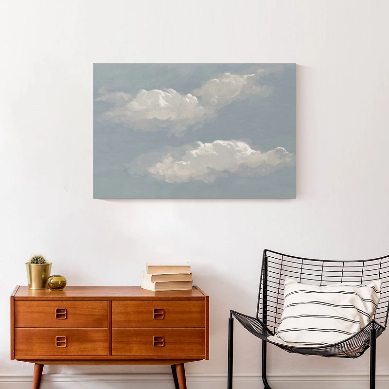 Fluffy Clouds 30" x 20" Canvas Wall Art