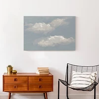 Fluffy Clouds 30" x 20" Canvas Wall Art