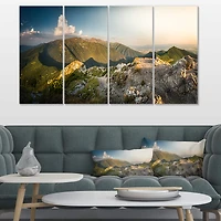 Designart - Rocky Green Mountains Panorama