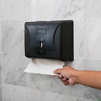 Mind Reader Black Multi-Fold Paper Towel Dispenser