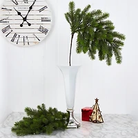 36" Pine Artificial Hanging Flower Set, 4ct.