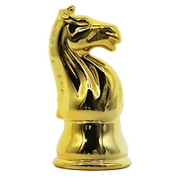 5.5" Gold Knight Ceramic Tabletop Chess Piece by Ashland®