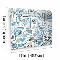 RoomMates Mod Faces Peel & Stick Wallpaper