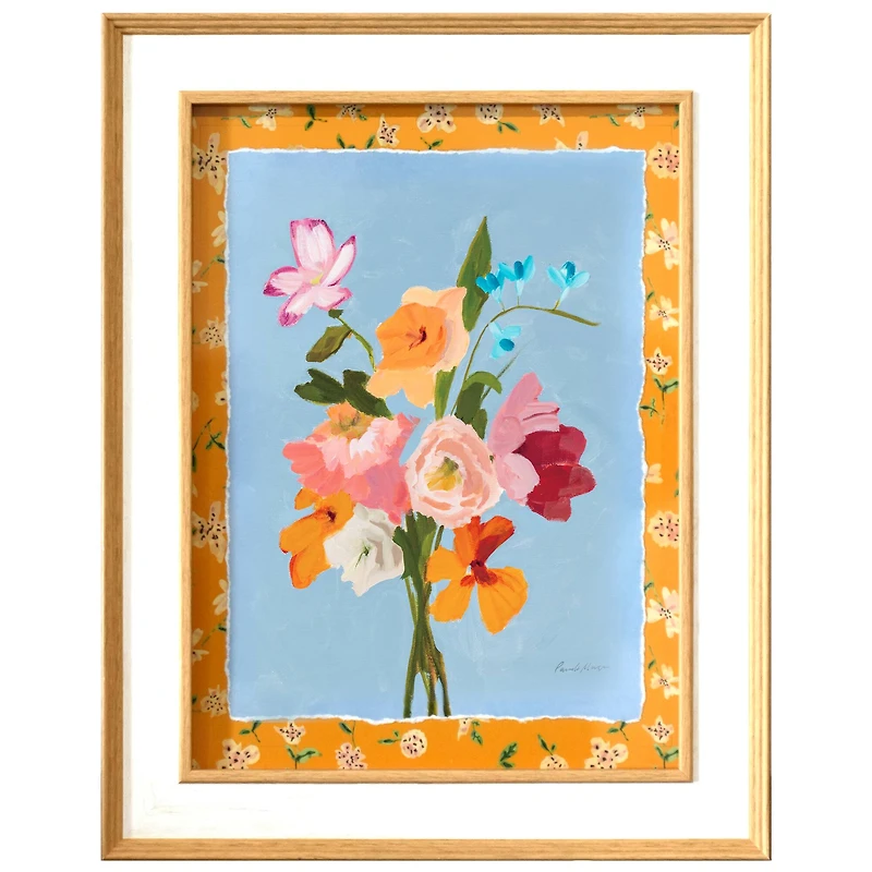 14" Blue, Pink, Orange & Red Still Life Wall Art by Ashland®