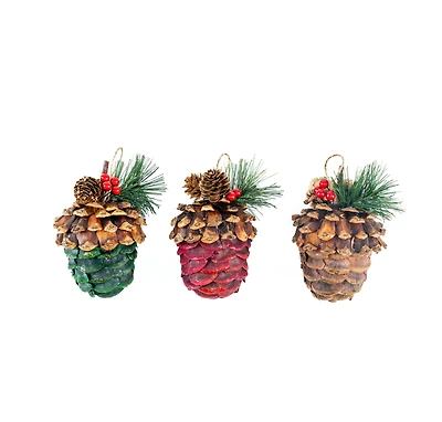 Assorted 4.75" Natural Pinecone Ornament by Ashland®, 1pc.