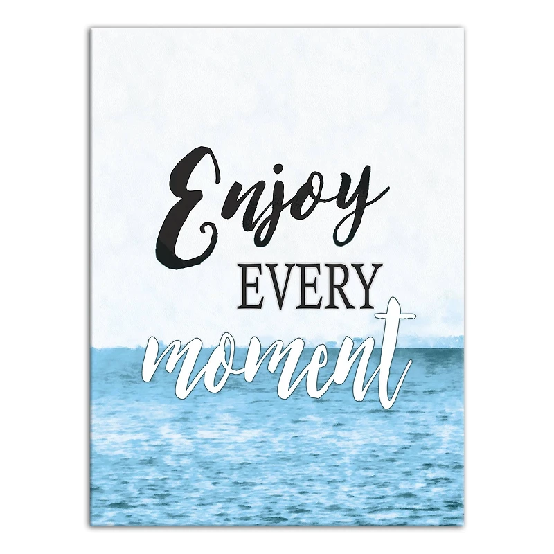 Enjoy Every Moment 12" x 16" Canvas Wall Art