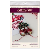 Abris Art Christmas Car Bead Embroidery Decoration Kit