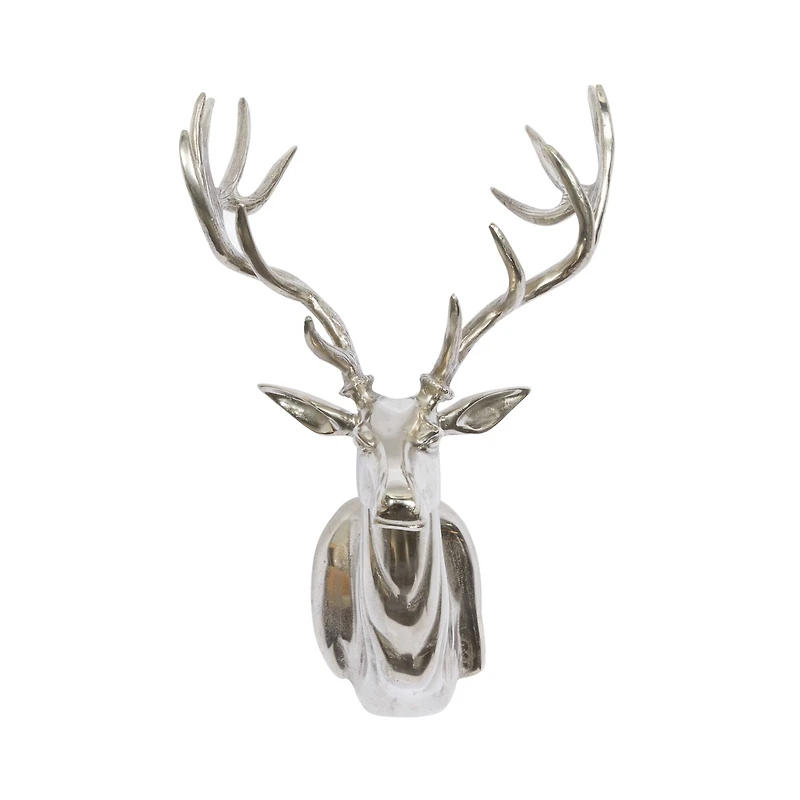 Silver Deer Aluminum Eclectic Wall Decor