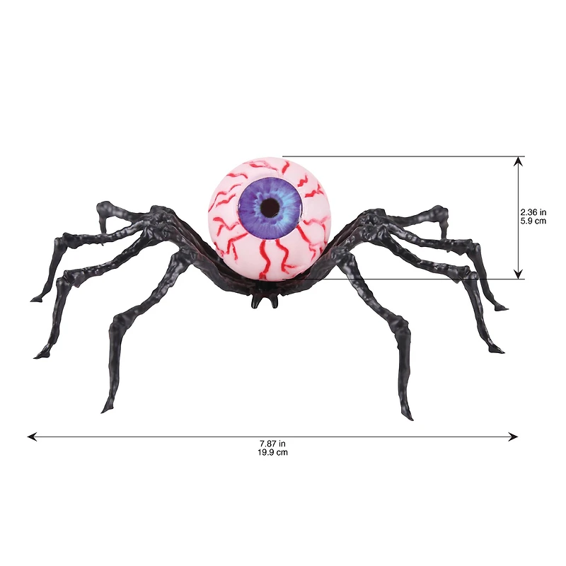 7.75" Mini Eyeball Spider Décor by Ashland®
