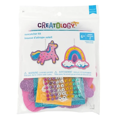 Unicorn & Rainbow Suncatcher Kit by Creatology™