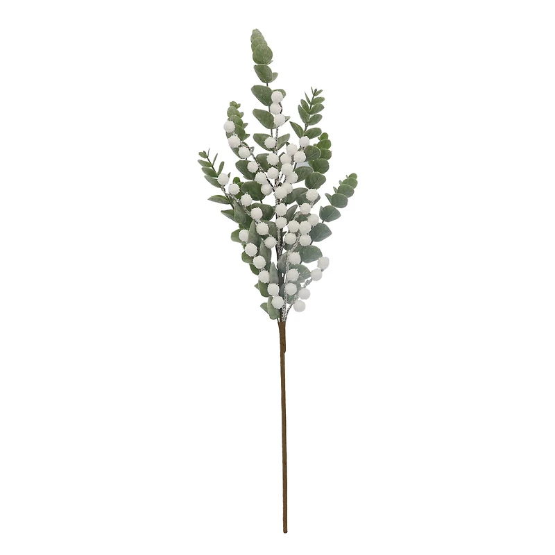 31" Iced Eucalyptus & White Berry Stem by Ashland®