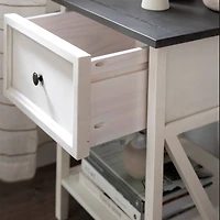 Walker Edison 19" 1-Drawer Wood Side Table