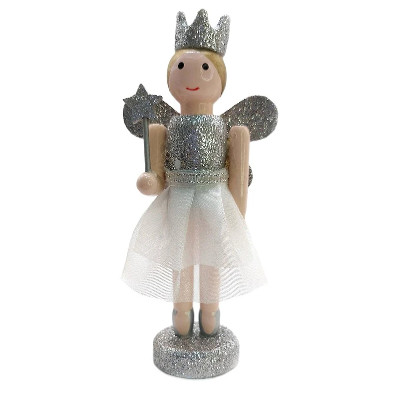 Wizardi Classic Wooden Christmas Fairies Festive Decoration Set
