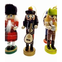 Wizardi Classic Wooden Christmas Nutcracker Set