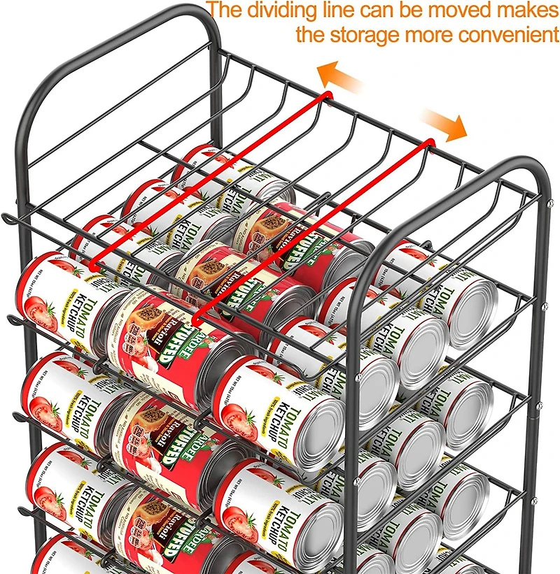 NEX™ 31" Black Freestanding 5-Tier Water Bottle Organizer