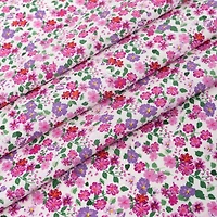SINGER Spring Purple Floral Cotton Fabric Bundle