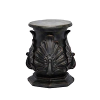  Design Toscano® 19" Green Bronze Classic Peacock Statuary Pedestal