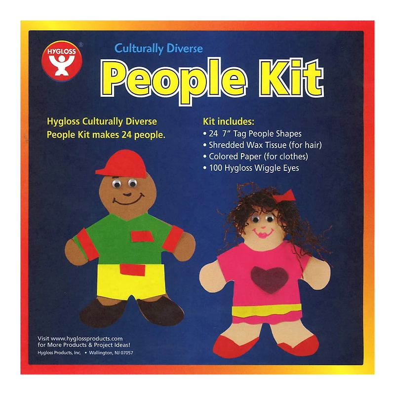 Hygloss® Culturally Diverse People Kit, 2ct.