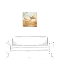 Golden Wheat Field Canvas Wall Art