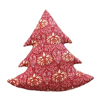 Hello Honey® 18" Red Velvet Christmas Tree Pillow