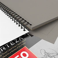 Arteza® 9" x 12" Toned Gray Spiral Sketch Pads, 2ct.
