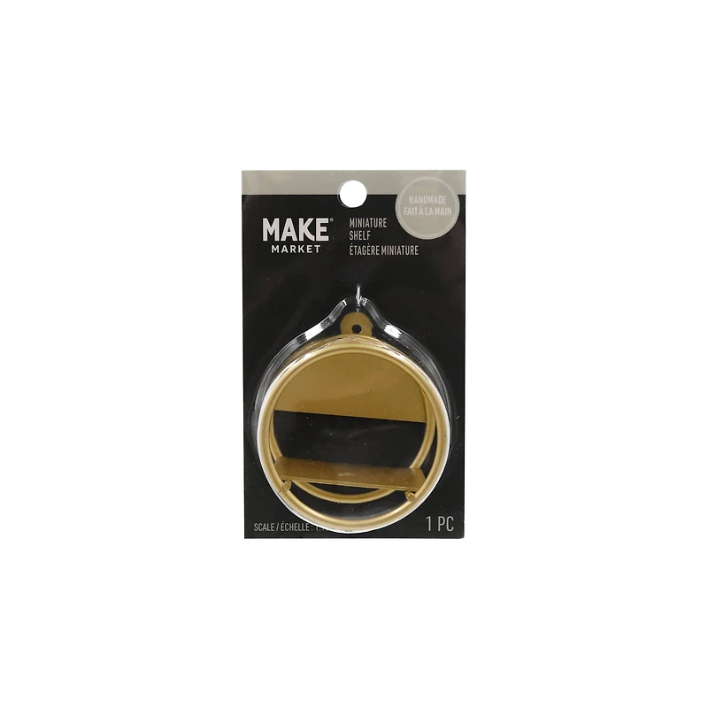 Mini Gold Round Hanging Shelf by Make Market®