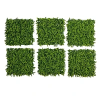 20" Irish Green Meadow Artificial Living Wall Panels, 6ct.