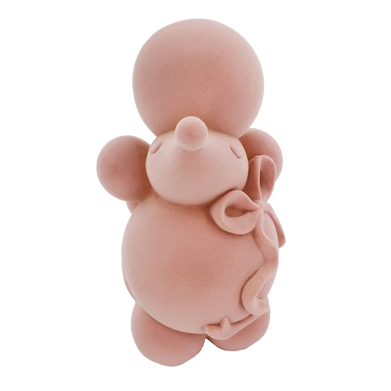 7" Flocked Poodle Tabletop Décor by Ashland