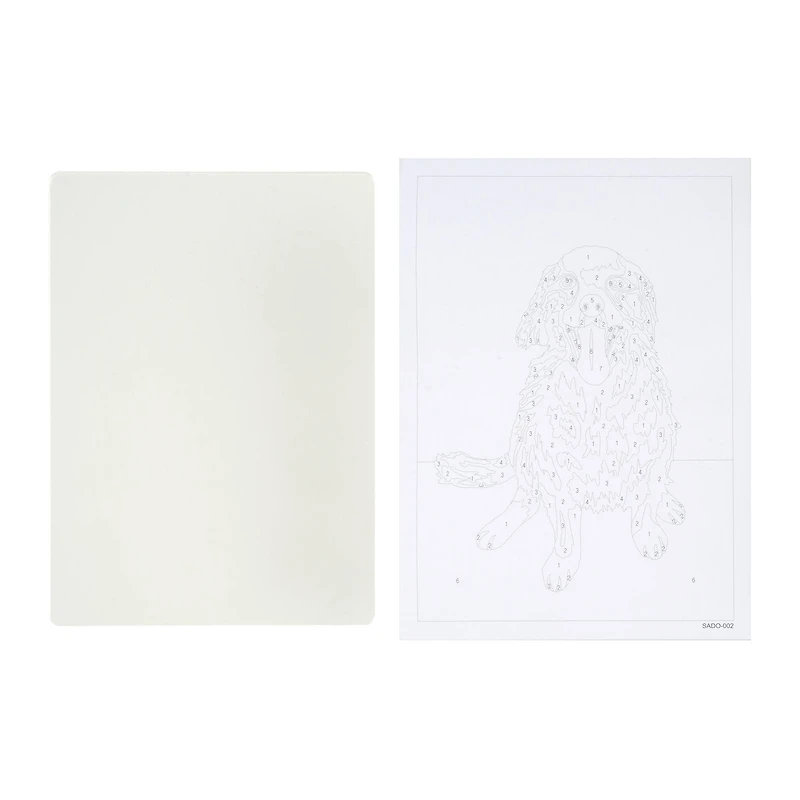 5" x 7" Golden Retriever Paint-by-Number Acrylic Surface Kit by Artist's Loft®