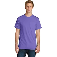 Port & Company® Beach Wash® Garment-Dyed Adult Pocket T-Shirt