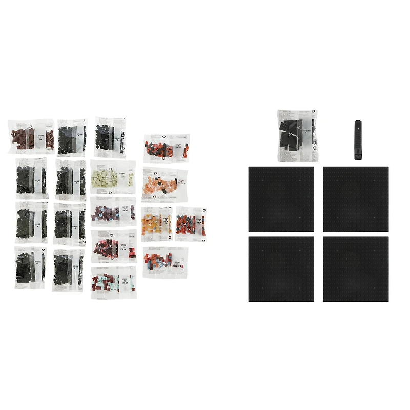 10" x 10" Pyramids Pixelated Brick Art by Make Market®