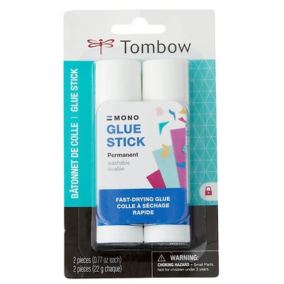 Tombow Mono Glue Sticks, 2ct.