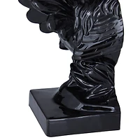 The Novogratz Modern Rooster Farmhouse Dolomite Bookend Set