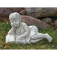 Design Toscano 18.5" Reading Rebecca Garden Scholar Statue