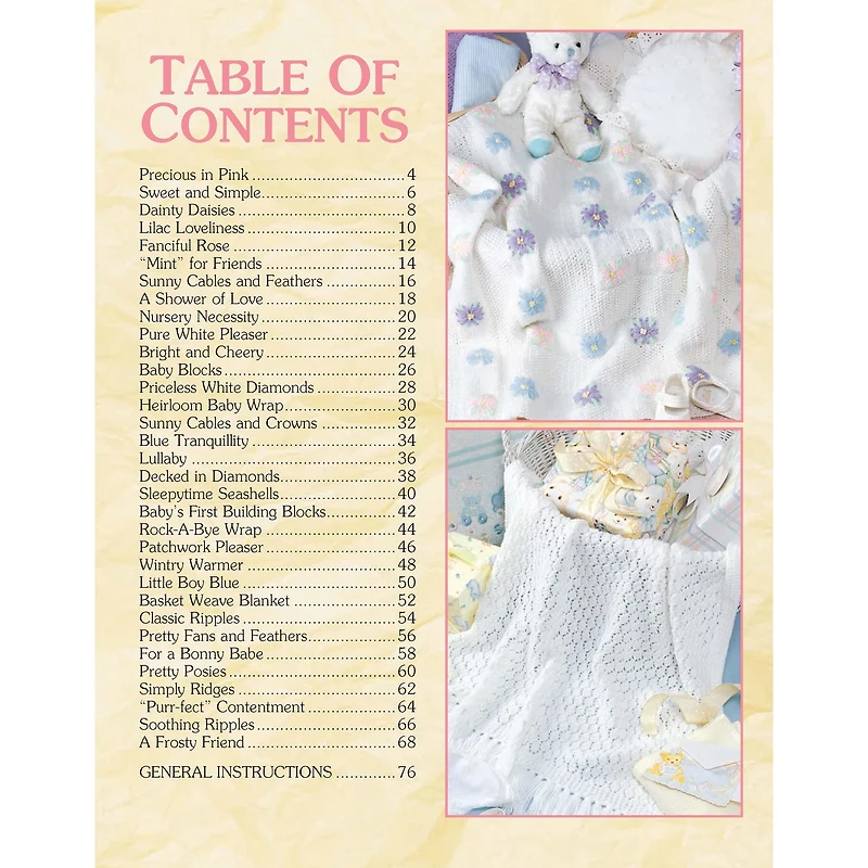 Leisure Arts® Our Best Knit Baby Afghans Book