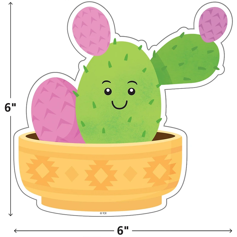 Teacher Created Resources® Happy Cactus Crew Accents, 3 Packs of 30