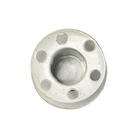 Hello Honey® White & Brown Striped Stoneware Toothbrush Holder