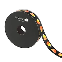5/8" x 4yd. CGlitter andy Corn Ribbon by Celebrate It® Halloween
