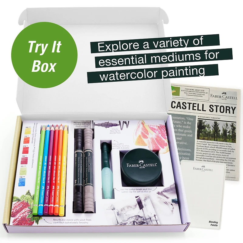 Faber-Castell® Wet Mediums Art & Graphic Try It Box Set