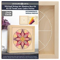 Leisure Arts® Circle Stitched String Art Shadow Box Kit