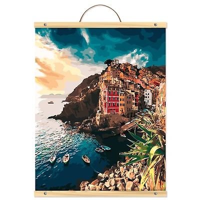 Colorful Buildings & Sea Paint-by-Number Kit by Artist's Loft™ Necessities™ 