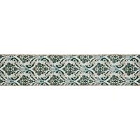 2.5" x 20ft. Green Damask Wired Ribbon by Celebrate It®