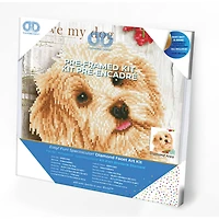 Diamond Dotz® Intermediate I Love My Dog with Frame Diamond Painting Kit