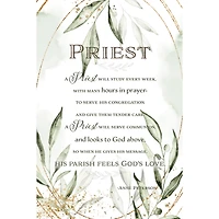 Priest Inspirational Wood Plaque